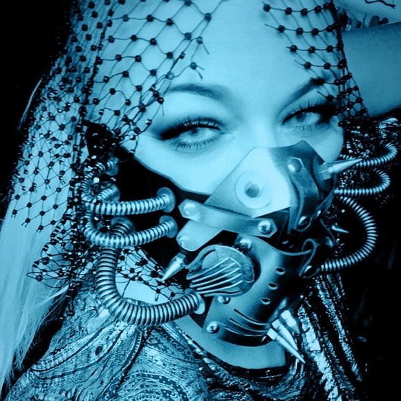 Custom Steampunk Face Mask - Picture 1 of 5